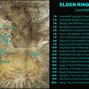 A map of Leyndell, the Capital in Elden Ring, with the locations of every single boss encounter marked and numbered.