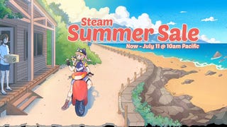 The key art for the Steam summer sale 2024.